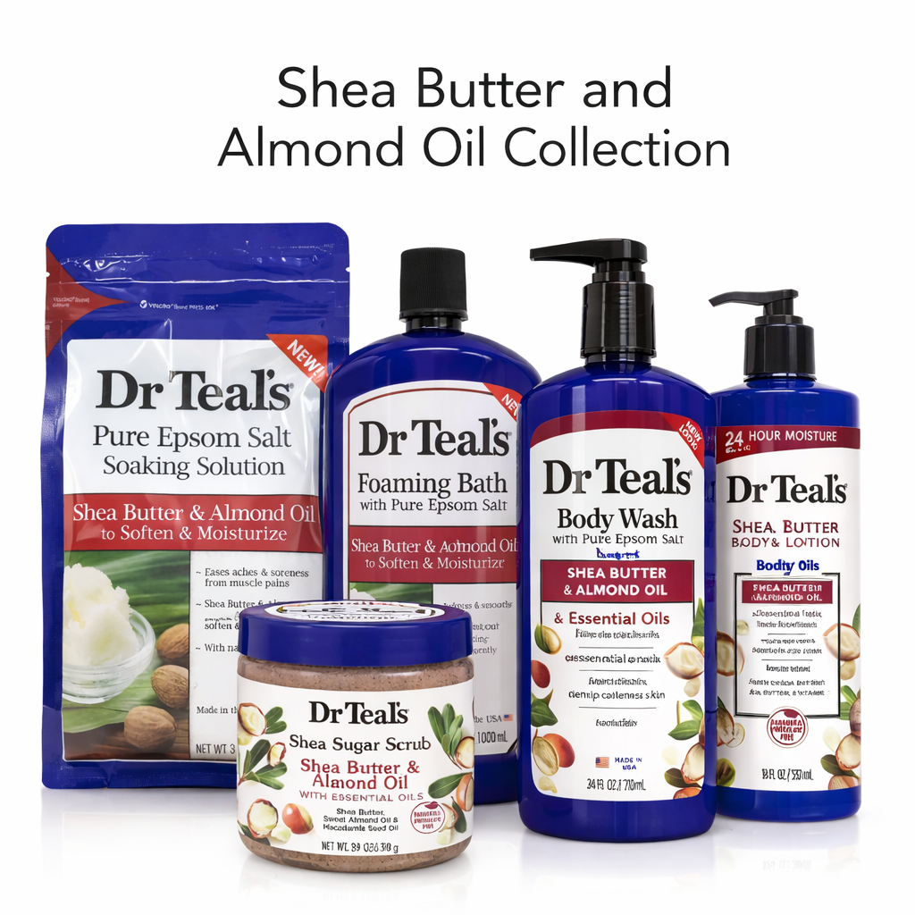 Dr Teals Shea Butter and Almond Oil Collection