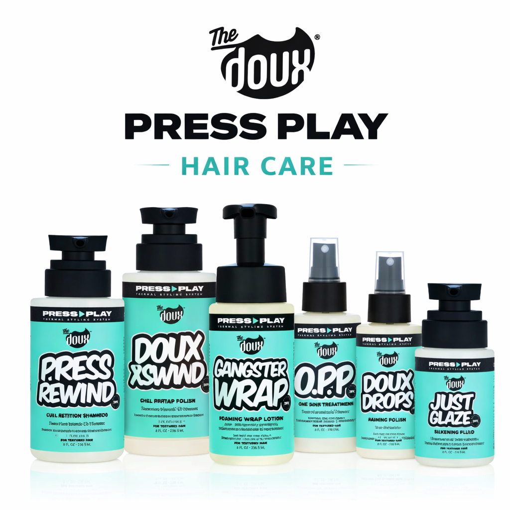 The Doux Press Play Hair Care
