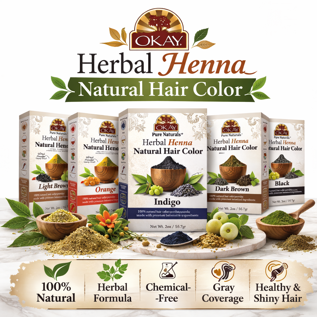 OKAY Herbal Henna Natural Hair Color