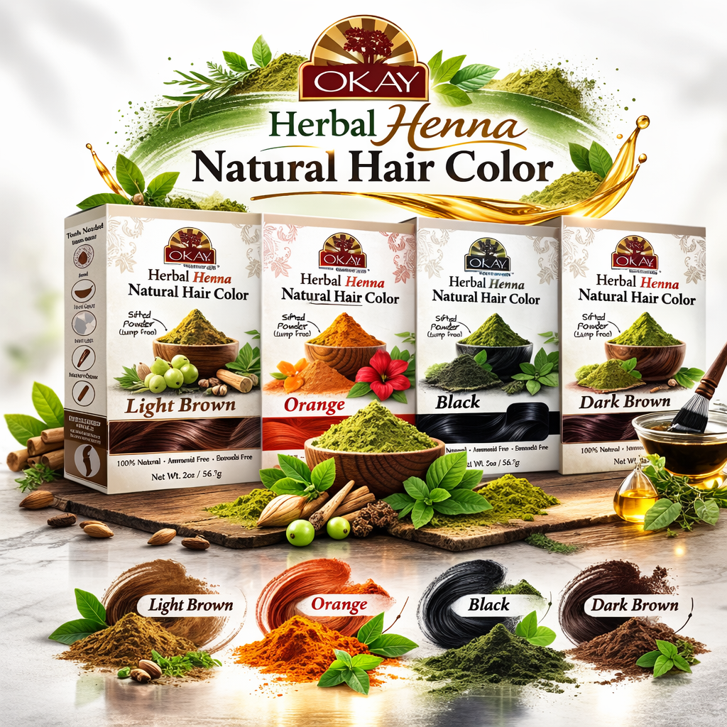 OKAY Herbal Henna Natural Hair Color