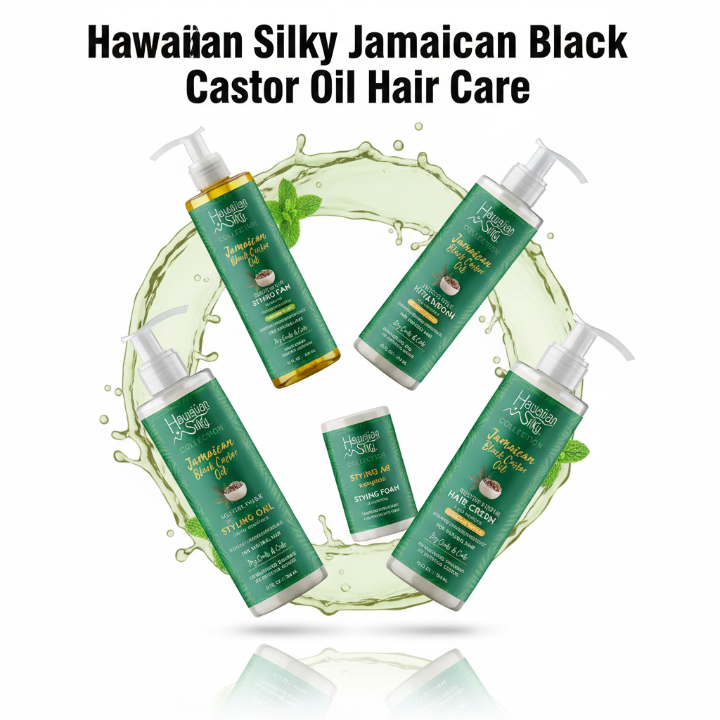Hawaiian Silky Jamaican Black Castor Oil Hair Care