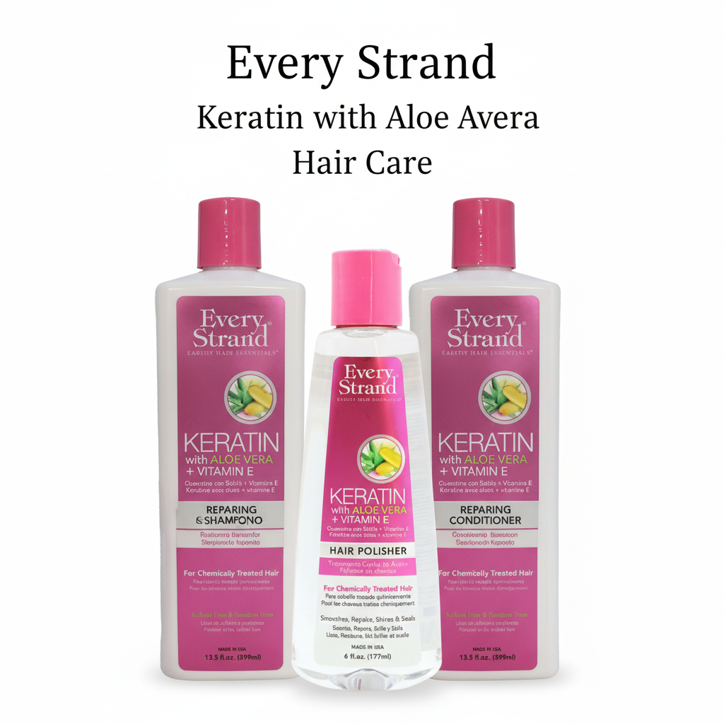 Every Strand Keratin with Aloe Vera Hair Care