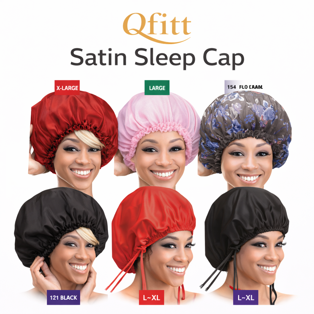 Qfitt Satin Sleep Cap