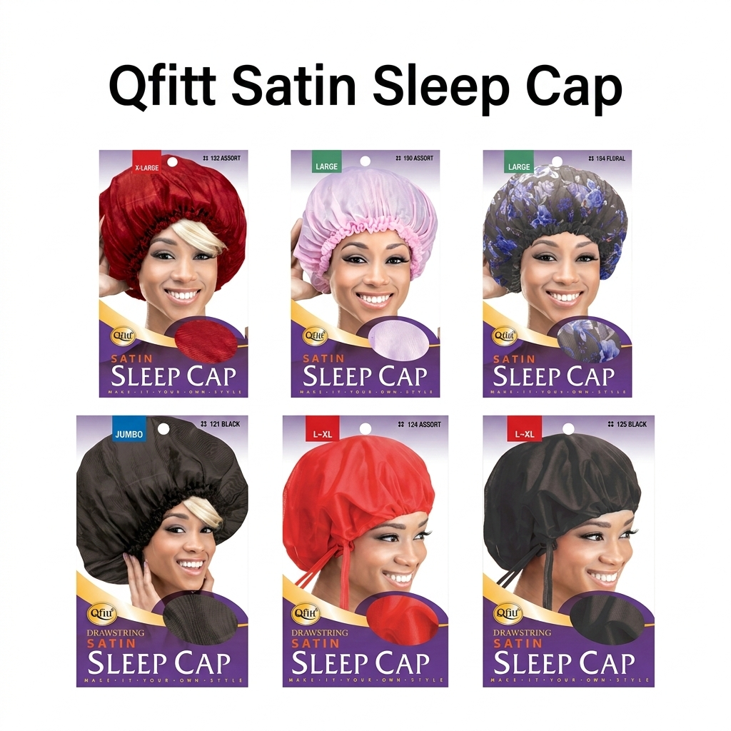Qfitt Satin Sleep Cap