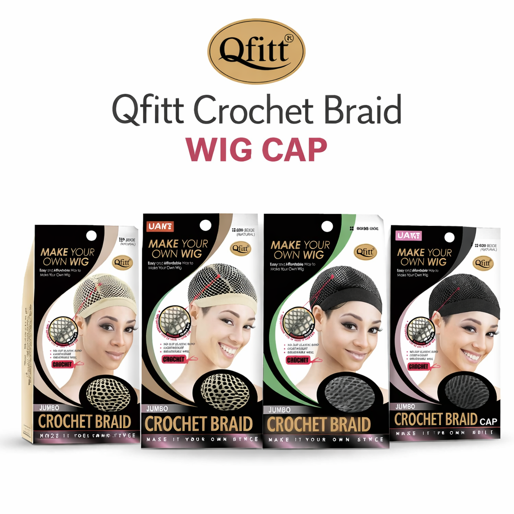 Qfitt Crochet Braid Wig Cap