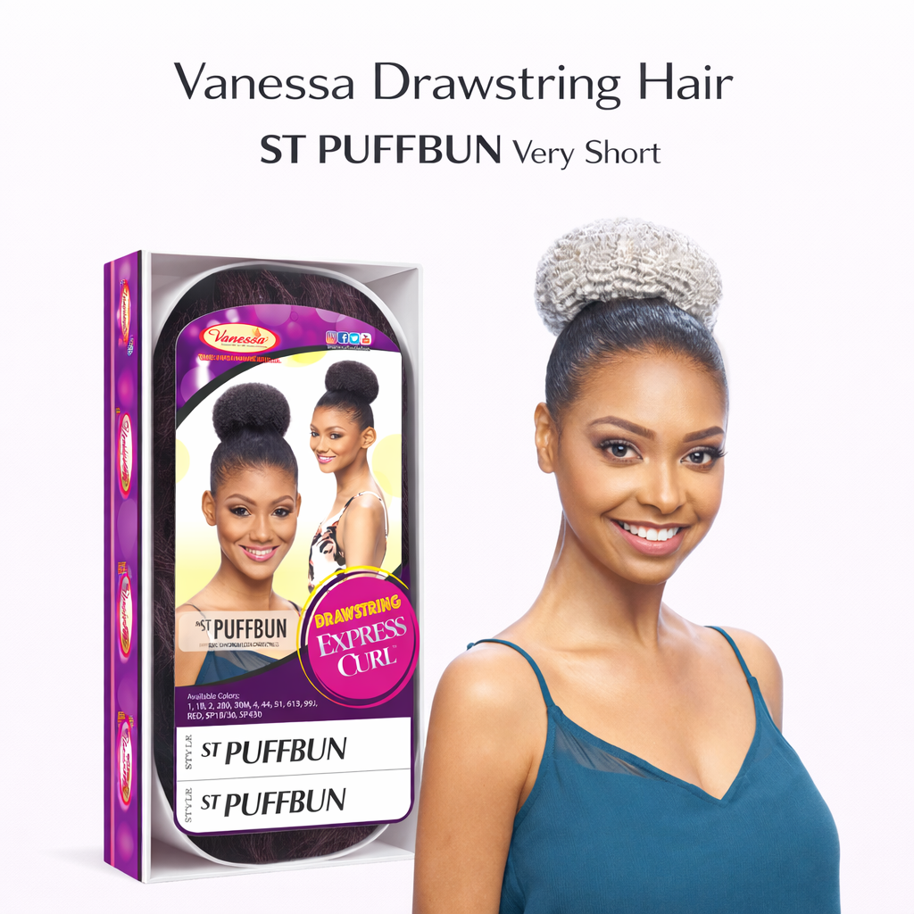 Vanessa Drawstring Hair ST PUFFBUN Very Short Coming Soon