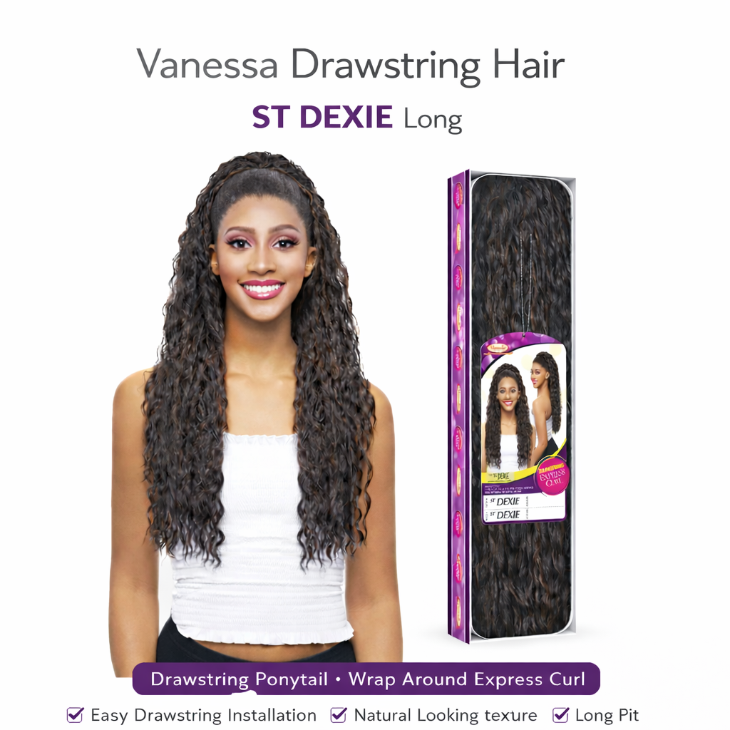 Vanessa Drawstring Ponytail Hair Extension ST DEXIE Long Coming Soon