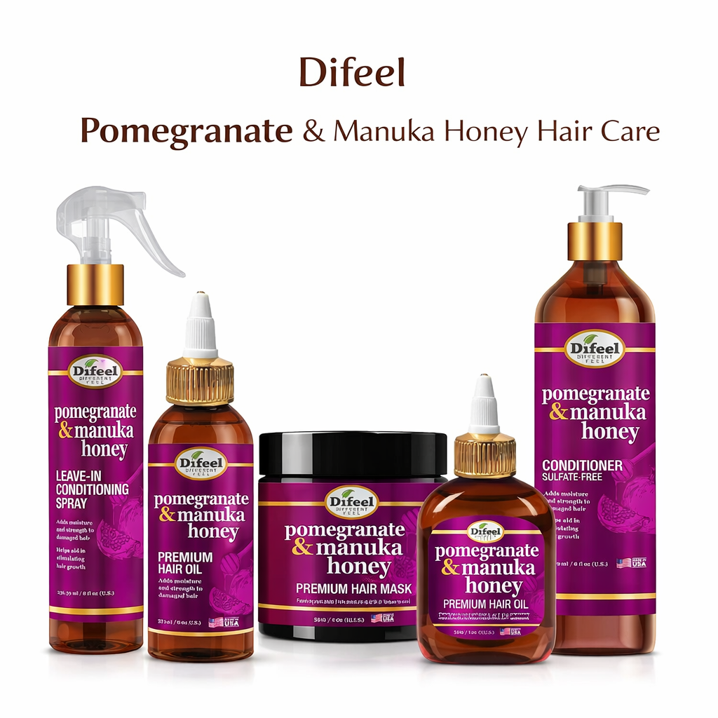 Difeel Pomegranate Manuka Honey Hair Care