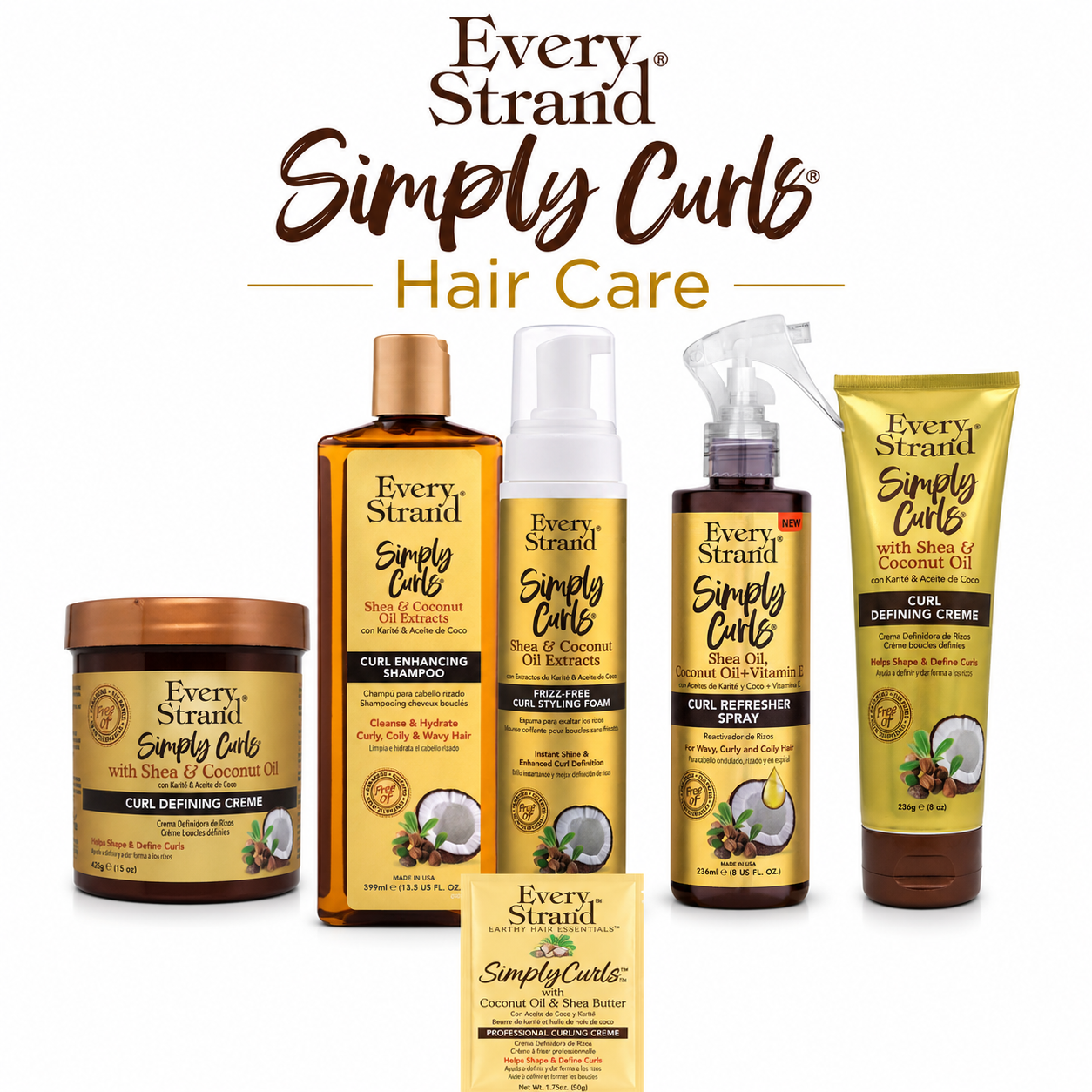 Every Strand Simply Curls Hair Care