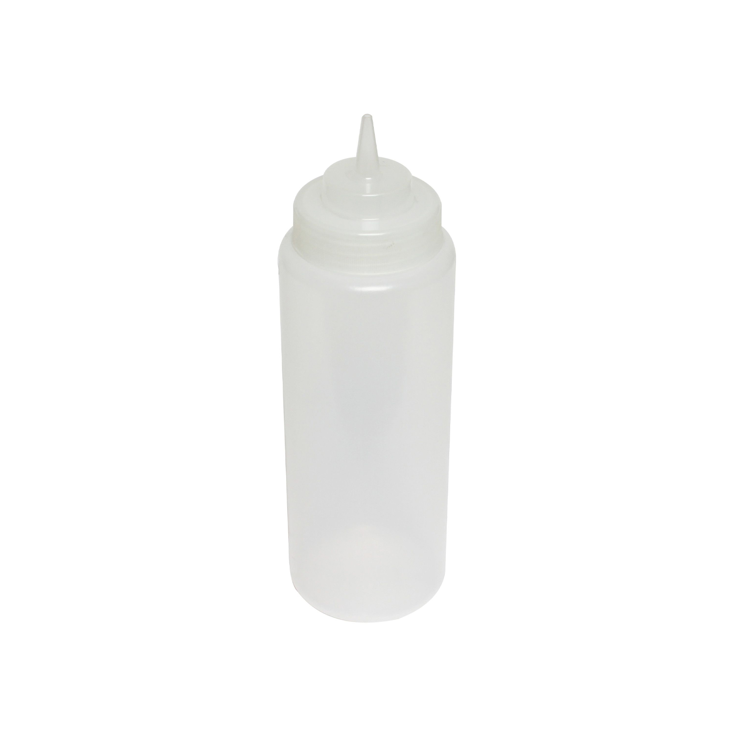 32 Oz Wide-Mouth Squeeze Bottle, Clear