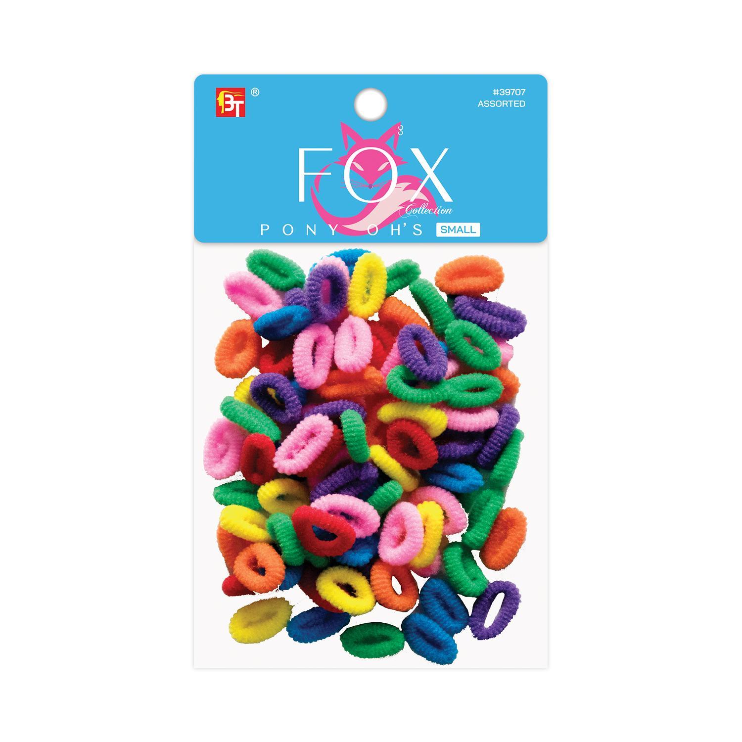 Fox Collection-Elastic Ponytail Holder Small Assorted