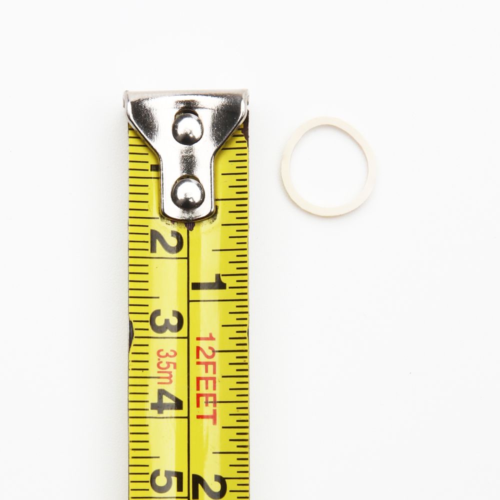 Annie Rubber Bands Assorted Sizes, White 300 Counts