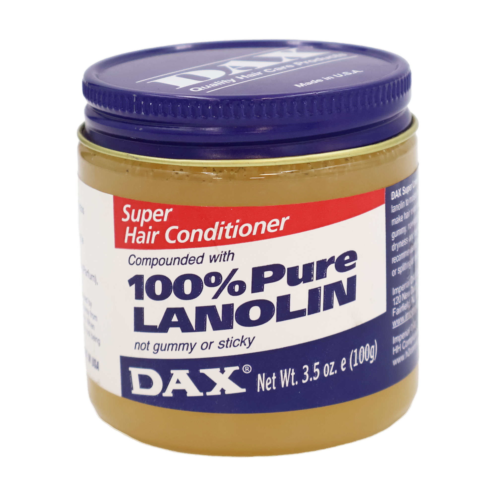 Dax Super Hair Conditioner 100 Pure Lanolin, 3.5 Oz