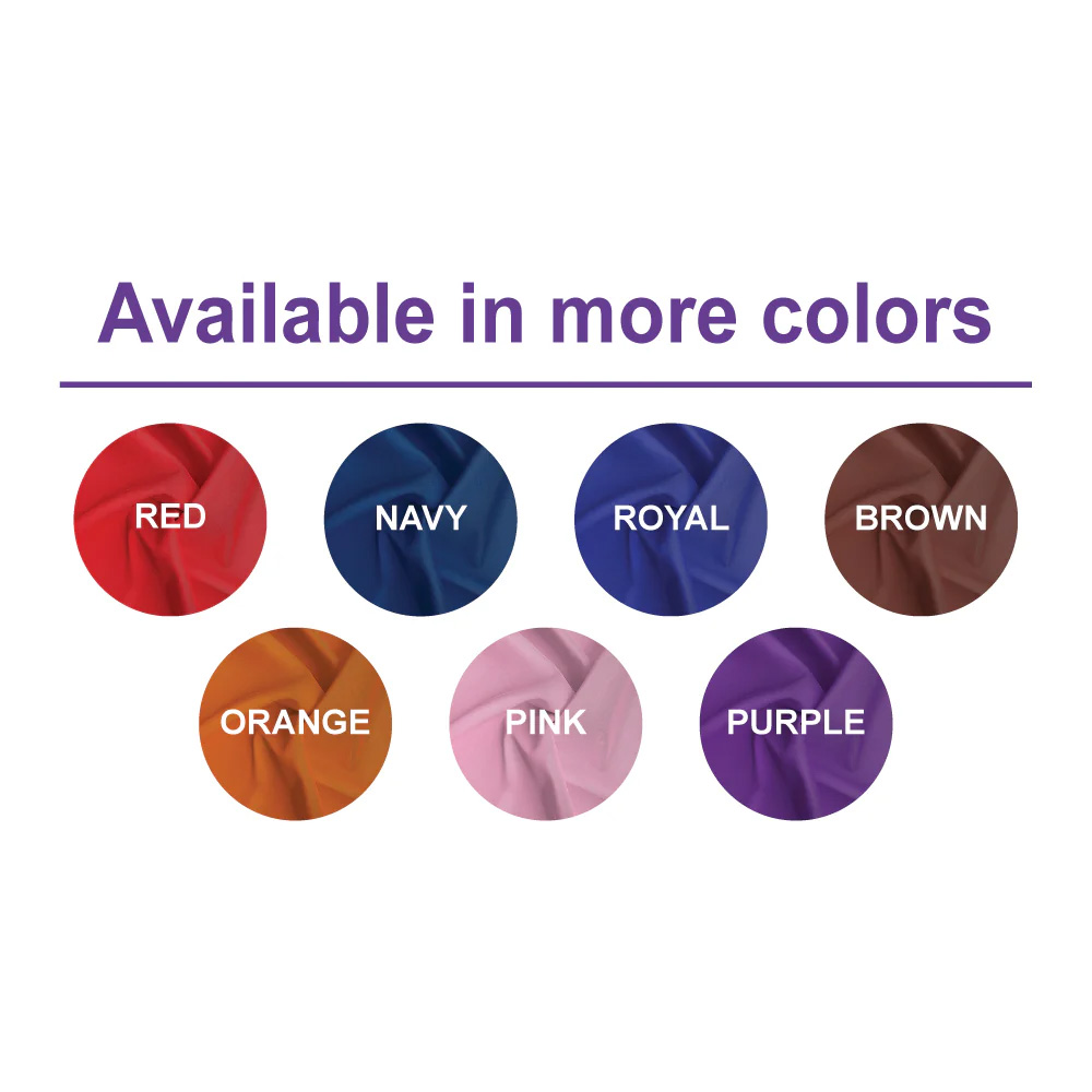 Qfitt Satin Sleep Cap X Large , Assorted Color, 12/PK