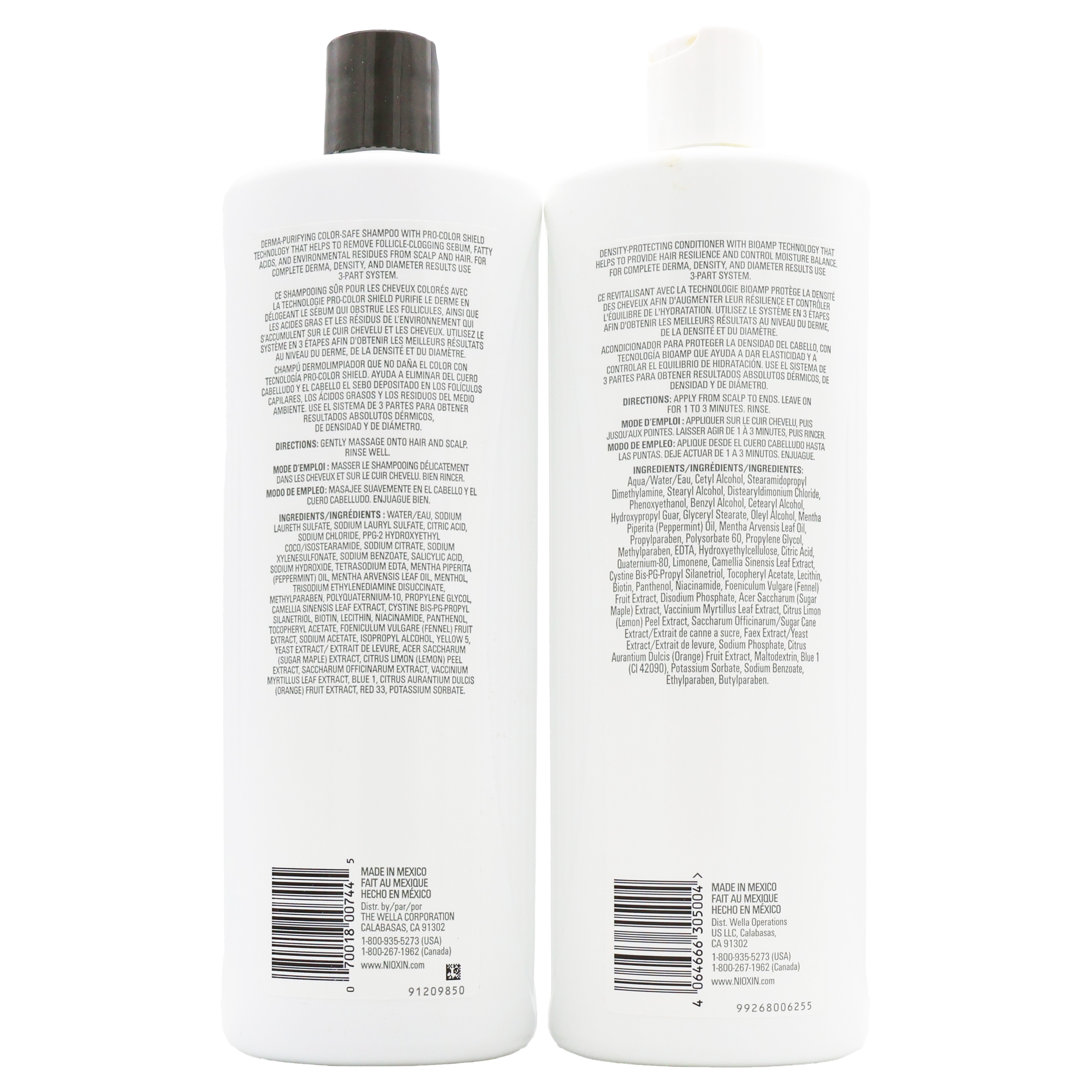 NIOXIN System 4 For Colored Hair With Progressed Thinning, 33.8 Oz. Each