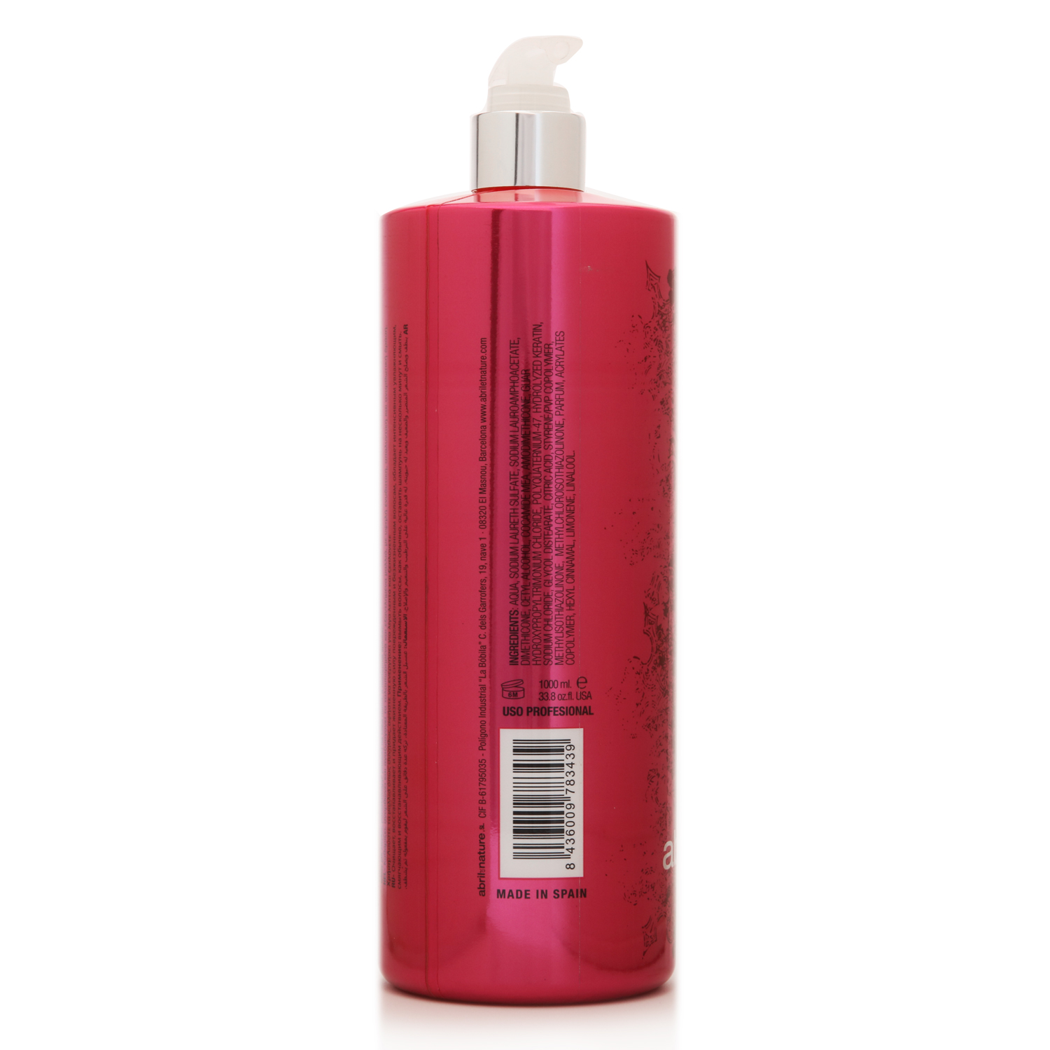 Abril Nature Energic Shampoo 1000ml,33.8 Oz.