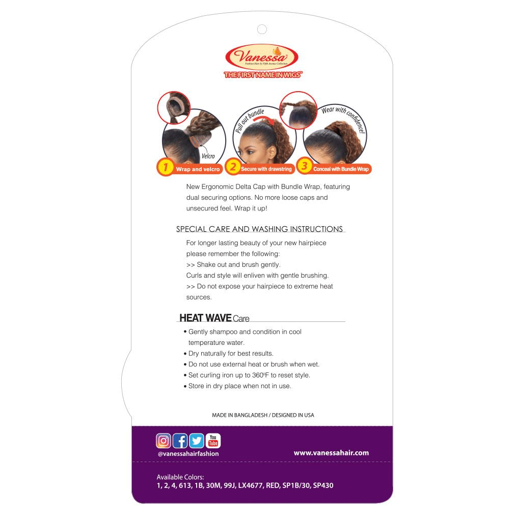 Drawstring Ponytail Hair Extension DTB ALFIE LX4677 Medium Length