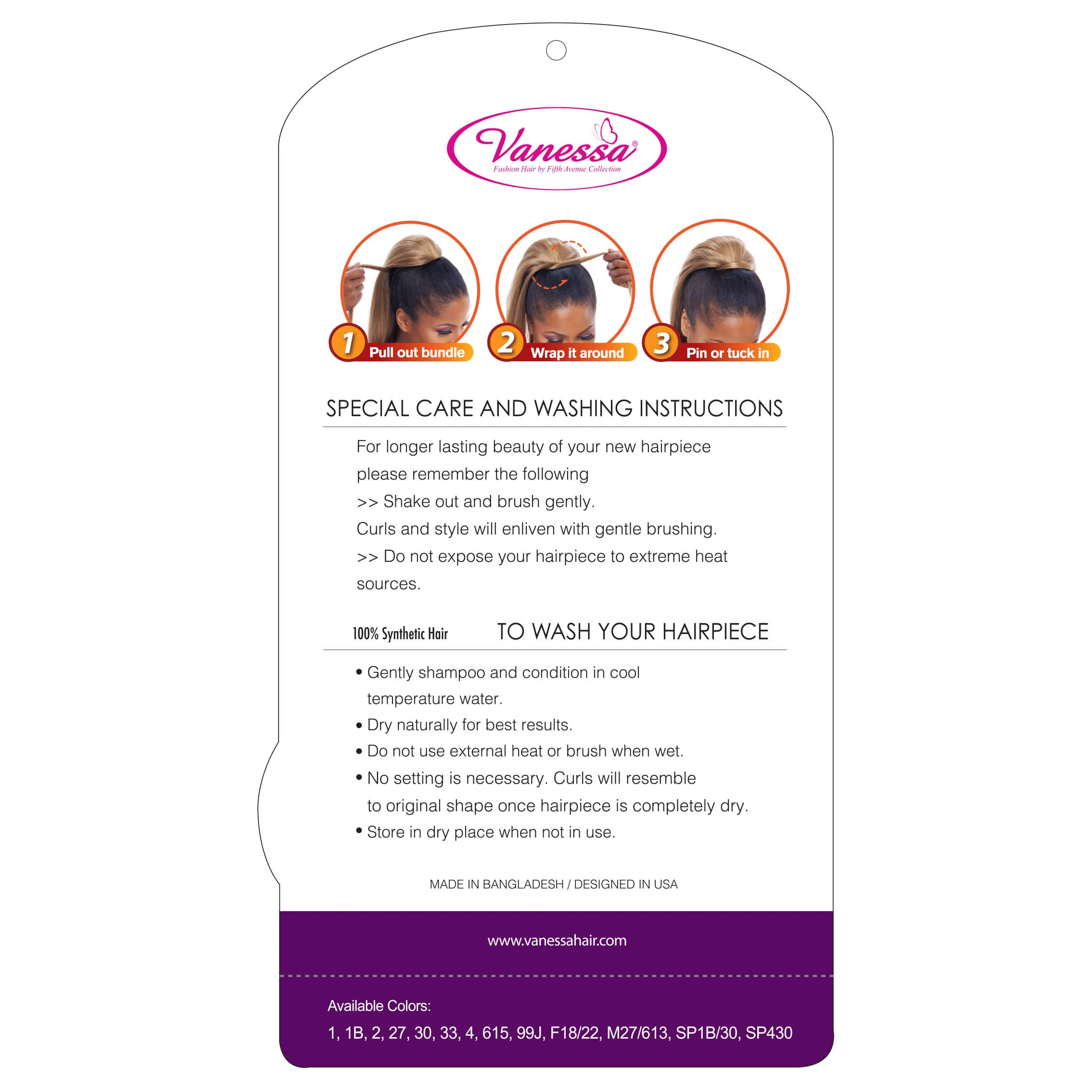 Drawstring Ponytail Hair Extension STB ELTOW 615 Platinum Blonde Long