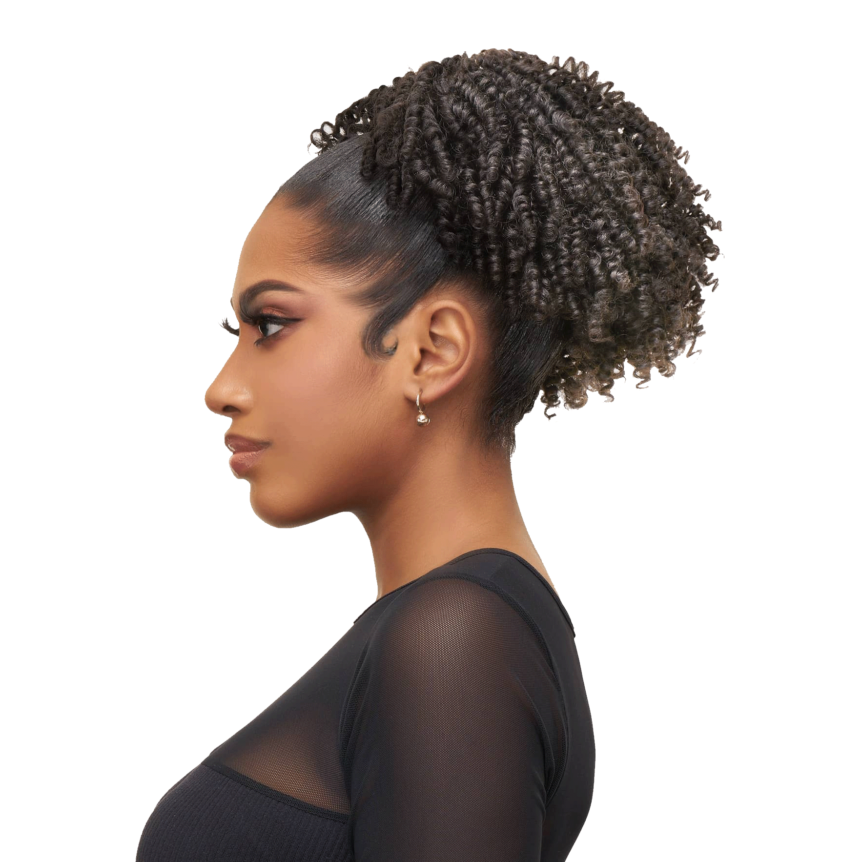 Drawstring Ponytail Hair Extension STB SPRINGY T30B Auburn Tips Very Short