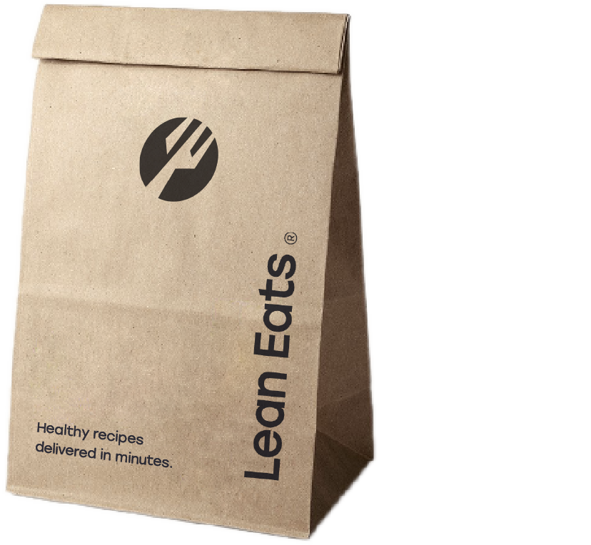 Lean Eats paper bag printing