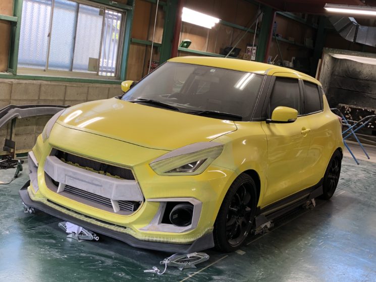 KUHLRACING新型スイフトスポーツZC33S新作エアロ完成間近！ZC33S