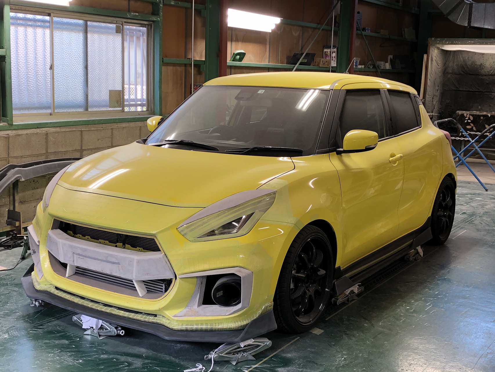 KUHLRACING新型スイフトスポーツZC33S新作エアロ完成間近！ZC33S