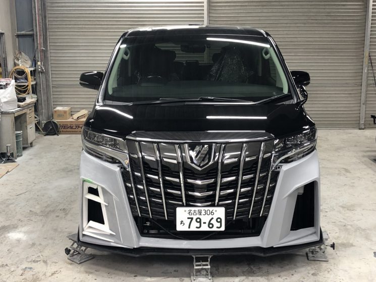 30後期アルファード！バンパータイプエアロ開発順調です