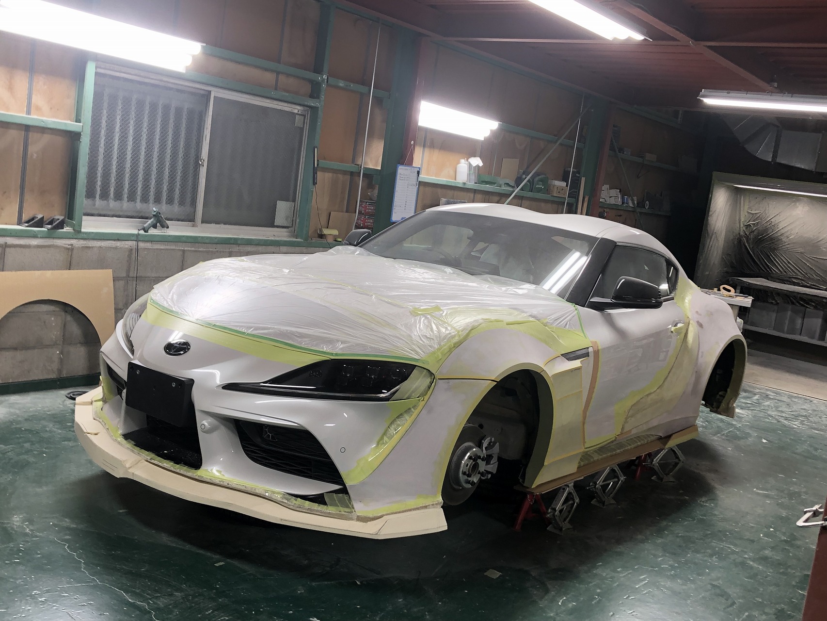 KUHLRACING新作エアロ！A90GRスープラワイドボディキット造形進行中