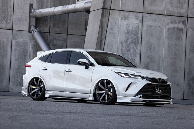 新型80ハリアーHARRIER用エアロパーツKUHLPREMIUM80H-SS TYPEⅡパール