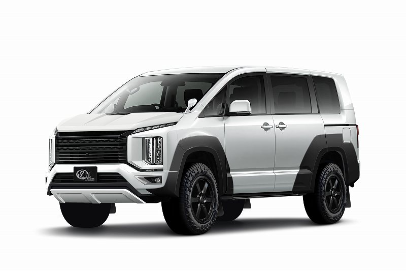 デリカd5 パーツ　新車 デリカD5用エアロパーツデザインイメージ完成②！デリカD5新車の