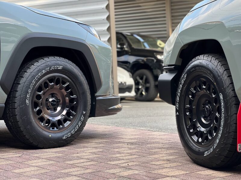 グラントレックAT5ホワイトレタータイヤ