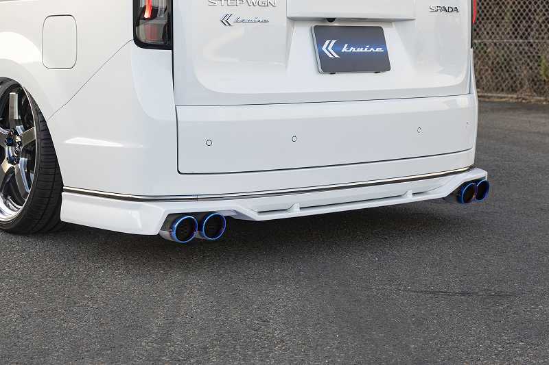 新型ステップワゴン用エアロ・4本出しマフラー仕様完成！ガソリン・e