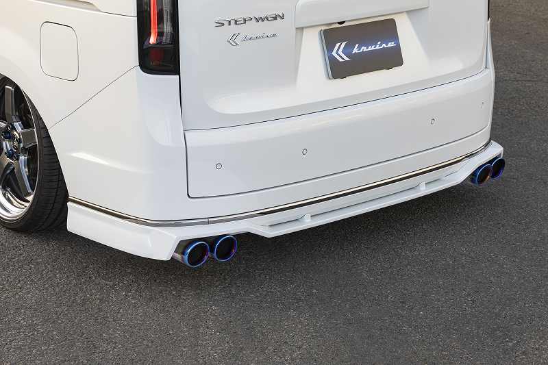 新型ステップワゴン用エアロ・4本出しマフラー仕様完成！ガソリン・e