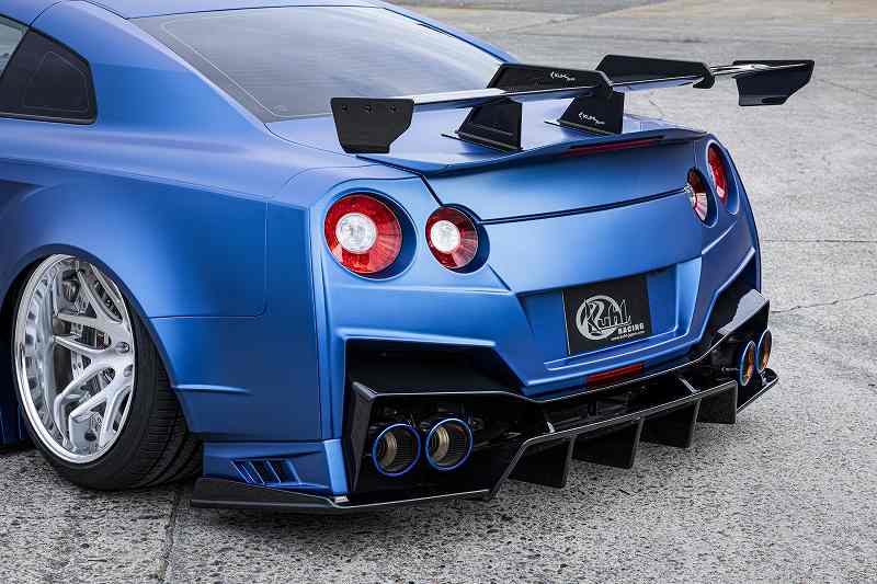 新製品情報】R35GT-R用新作GTウイング完成！KUHLスワンネックGT
