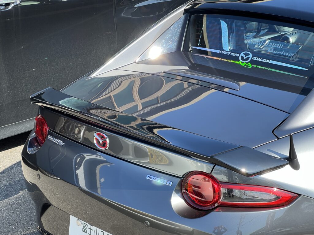 ロードスターRFにBLITZのリアスポイラー取り付け！ ｜ KUHL(クール)