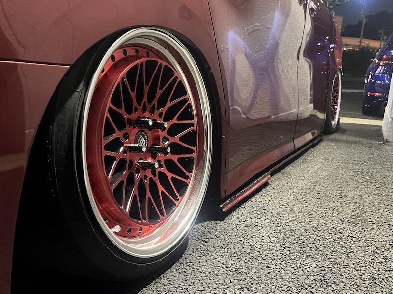 ダークレッドマイカメタリックフルカスタムアルファード前編 ｜ KUHL