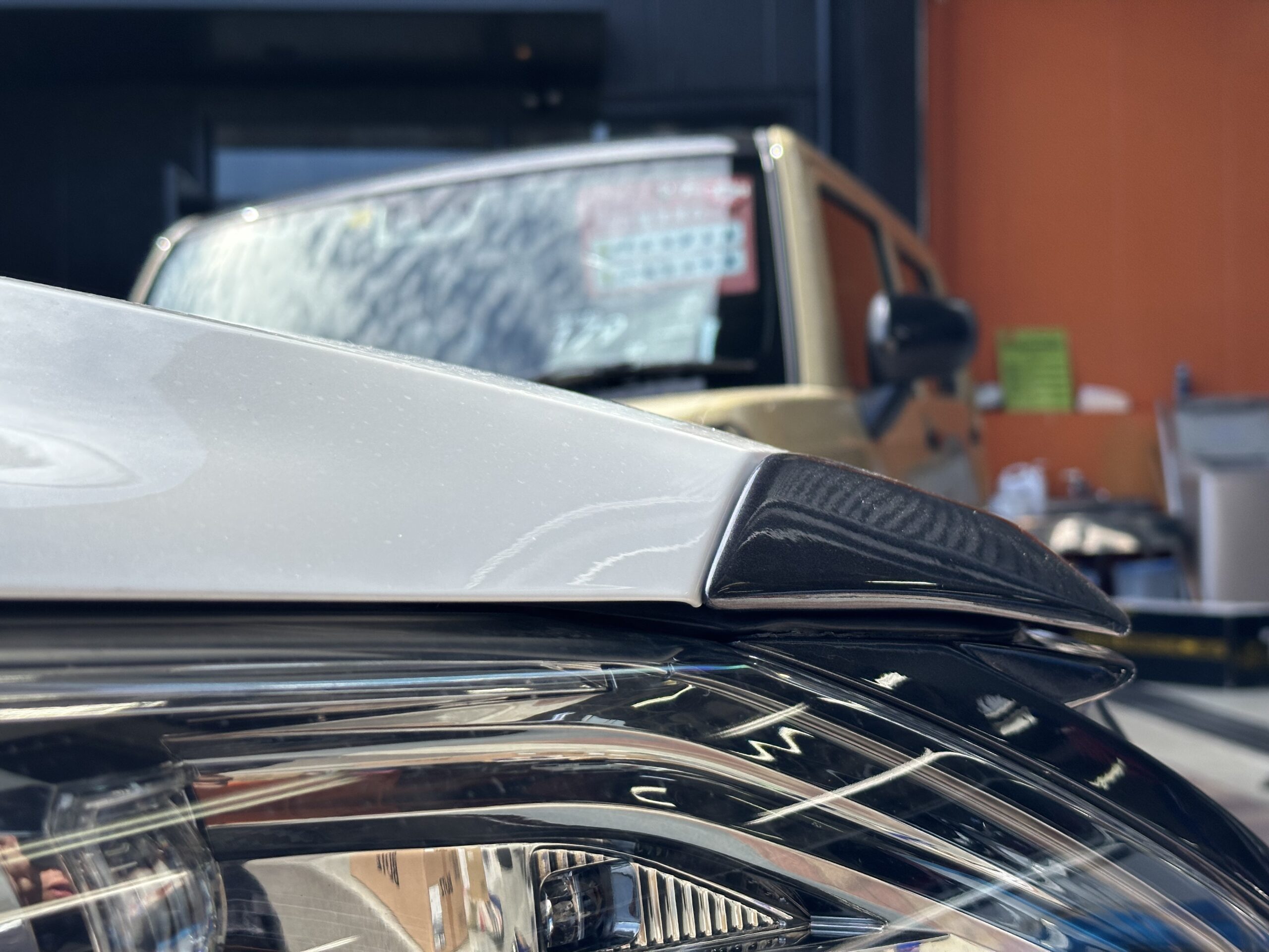 toyota　トヨタ　ハリアー　60ハリアー　60系　フロントグリル取付　取り外し　ボンネットスポイラー取り外し