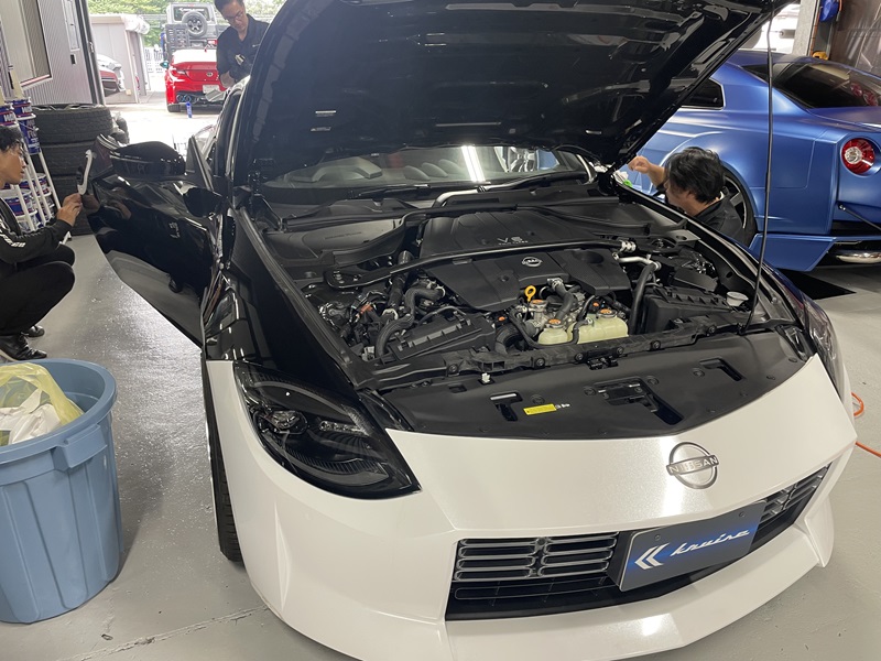 NISSANフェアレディZ＿RZ34のラッピングを剥がしました お得な