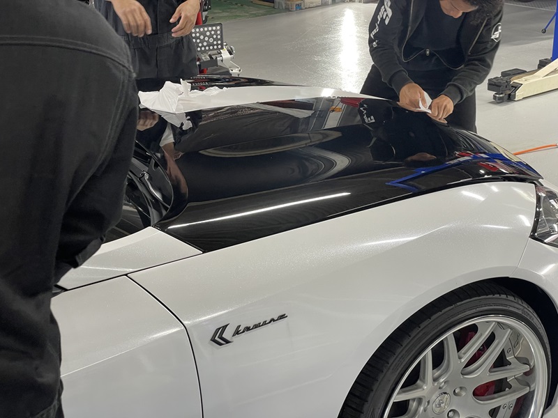 NISSANフェアレディZ＿RZ34のラッピングを剥がしました お得な