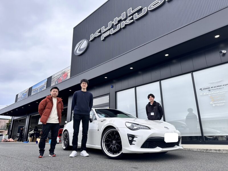 ☆F様 86納車後のカスタム！！スワンネックウイング取付！☆ ｜ KUHL