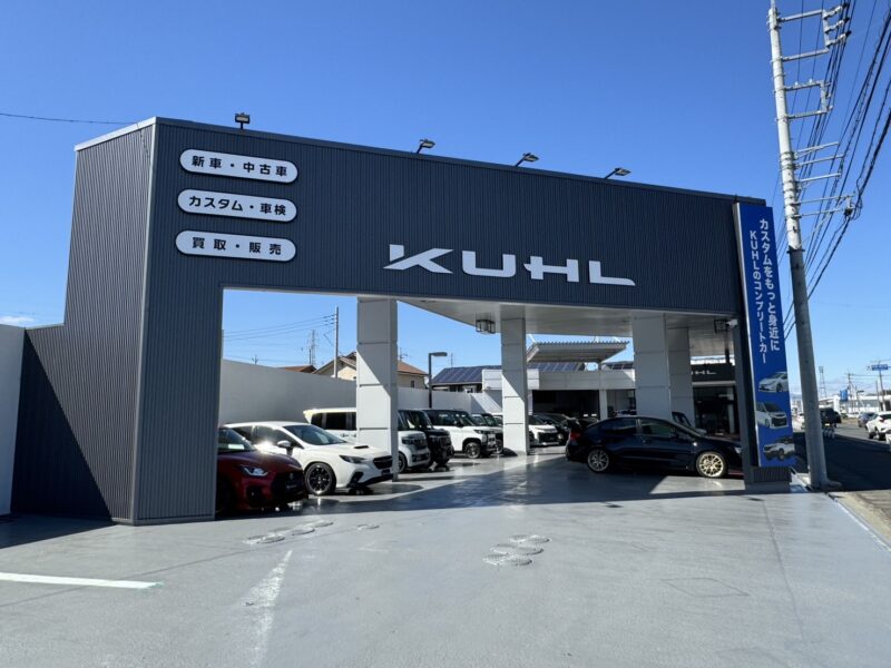 KUHL前橋駒形店のデモカー