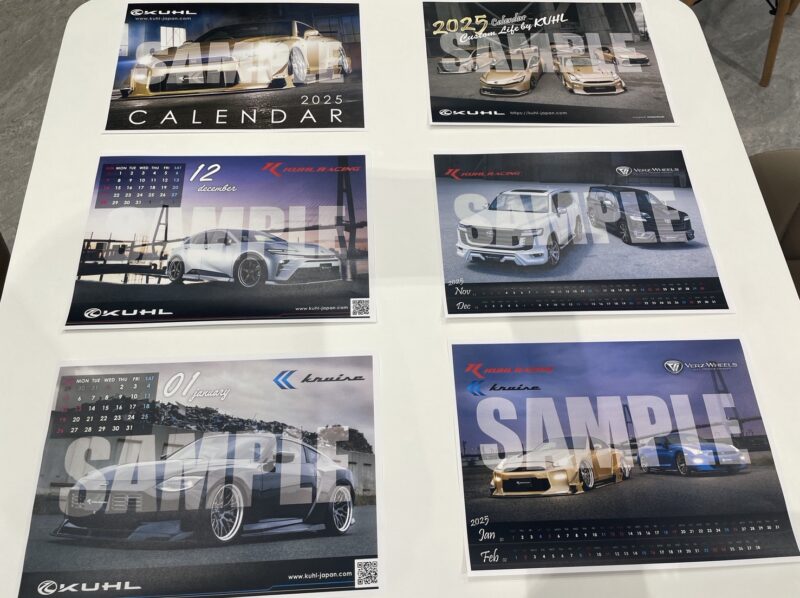 先行予約受付中!!】オリジナルカレンダー2025のご紹介‼カスタムカーの