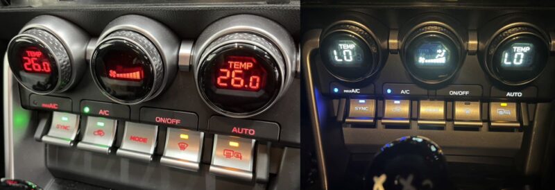 gr86 brz gr86 brz エアコンパネル LED (好きな色にカスタムします