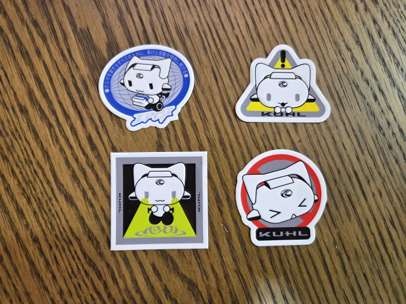 KUHL　ゆるキャラ　エア郎　ステッカー　かわいい　906　グッズ
