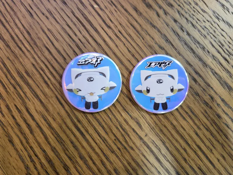 KUHL　ゆるキャラ　エア郎　かわいい　グッズ　缶バッジ　906　グッズ