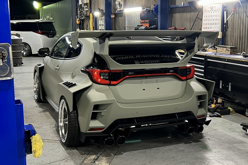 トヨタ　TOYOTA GRヤリス カスタム　カスタムカー　ワイド　ワイドボディ　東京オートサロン