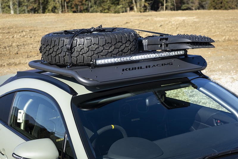 KUHL OUTROAD GR86のルーフキャリア