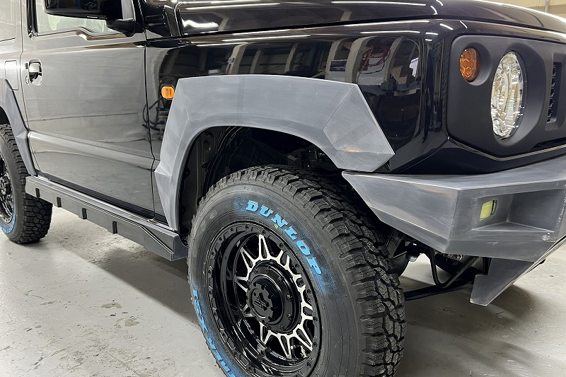 開発中のJB64ジムニー用フロントフェンダー