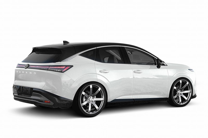 日産ムラーノリアビューローダウン、ホイールカスタムイメージ