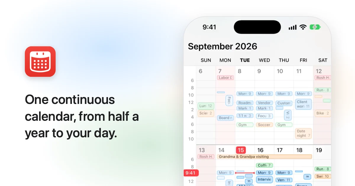 Riff Calendar preview